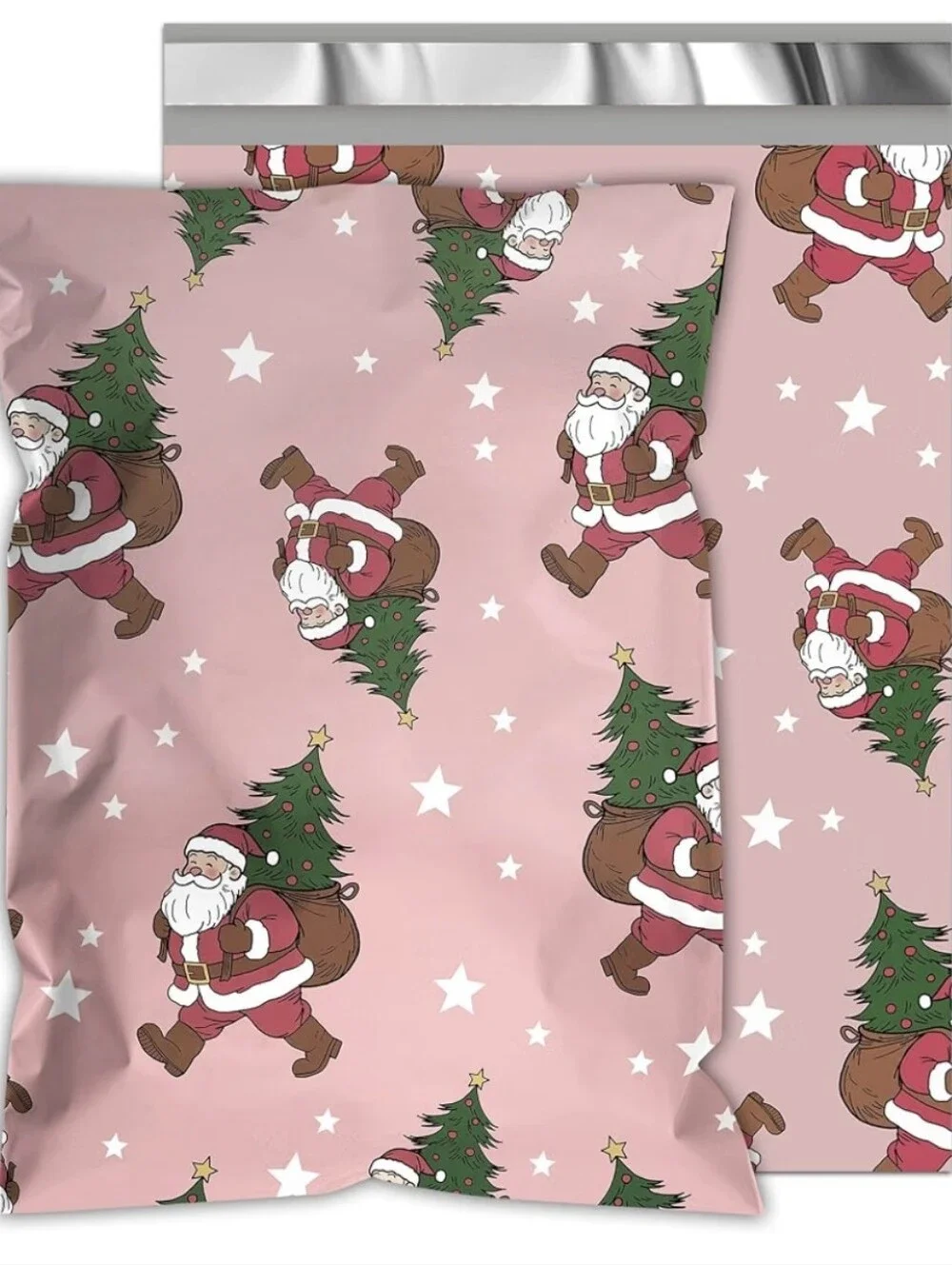 Christmas Santa Poly Mailers 14.5x19 Qty 20